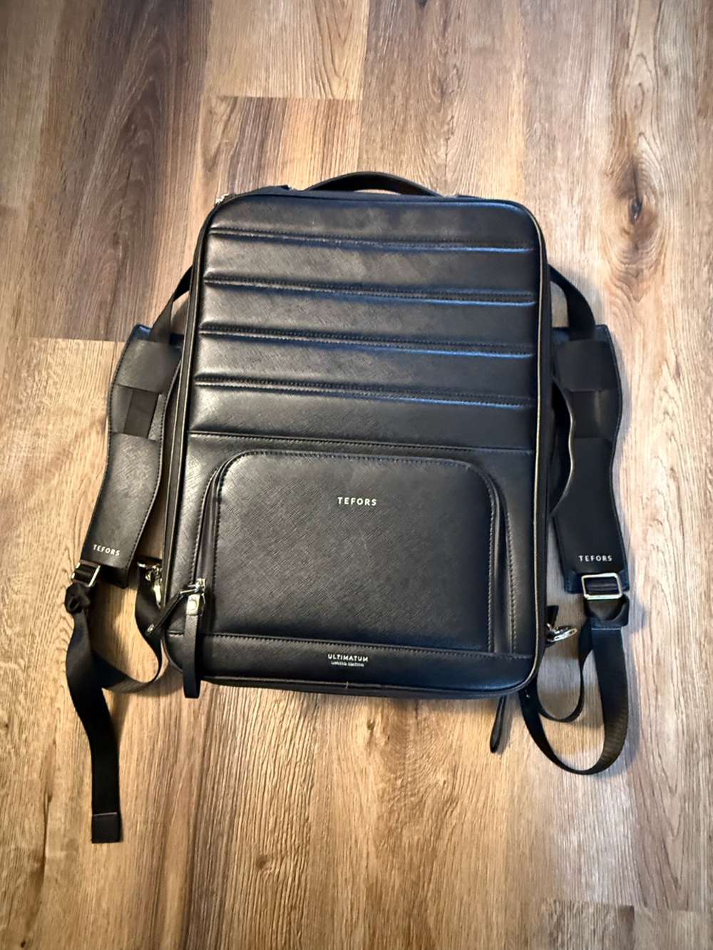 Black Leather Tefors Bag